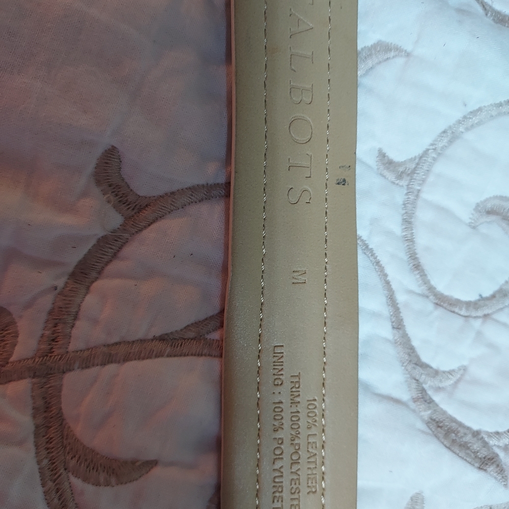 Talbots Striped Pink and Black Belt - Picture 5 of 7